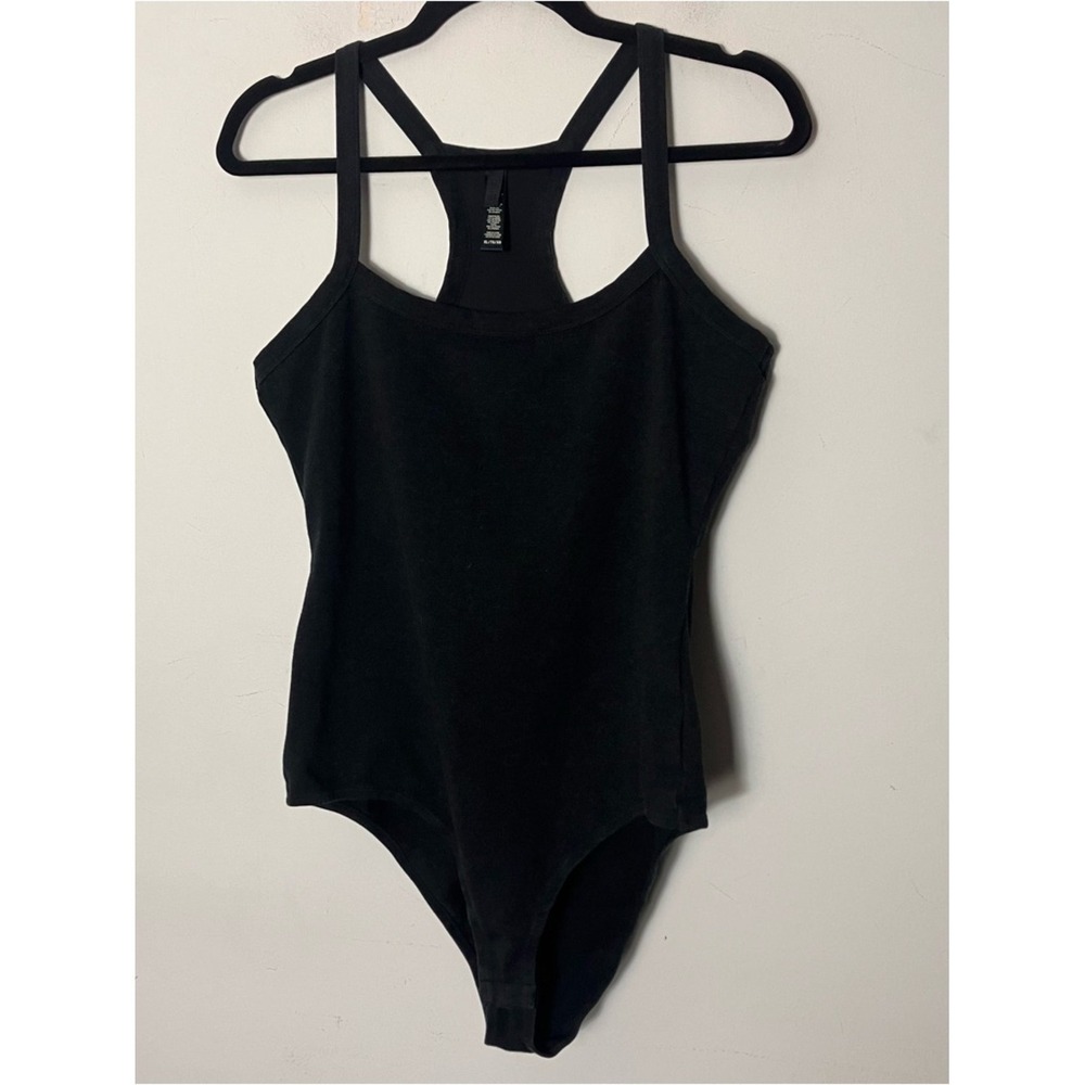 SKIMS Outdoor Bodysuit Washed Onyx‎ XL - Picture 6 of 11